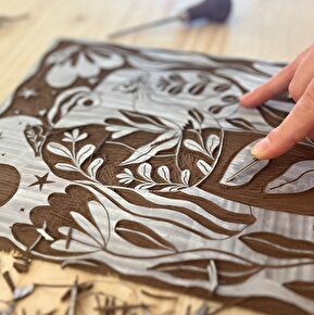 Stage - Linogravure