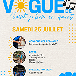 Vogue de Saint Julien en Quint