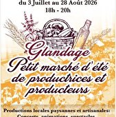 Petit marché d'été de productrices et producteurs de Glandage