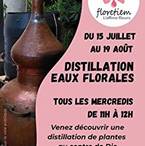 Démonstration distillation artisanale - Floretiem