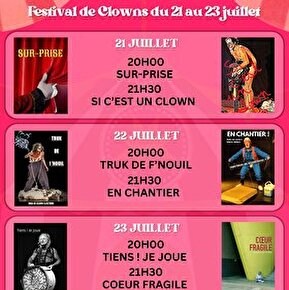 FESTIVAL CLOWN - LE ROUGE, LE BLANC ET LE NEZ