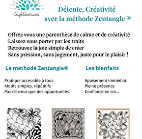 Atelier Bien-être  - Au fil des traits - Méthode Zentangle®