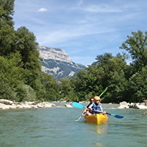 Canoé kayak sur la Drôme DIE Saint croix