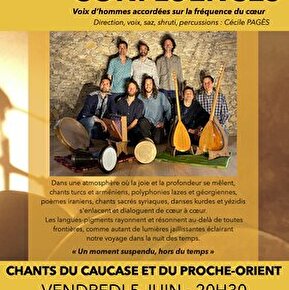 Concert Groupe vocal Confluences - Voix d'hommes