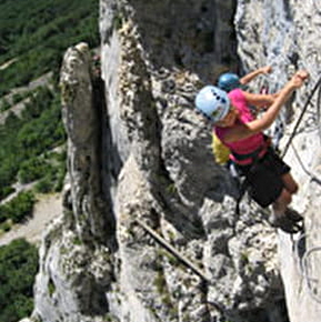Via ferrata dans le Diois avec Acroconcept